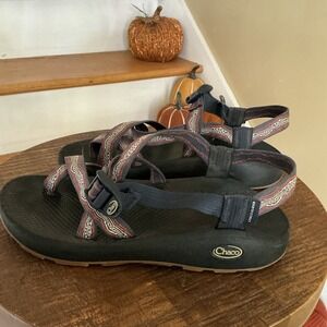 Chaco Cloud Men's Size 10 Sandal Toe Loop Strap Red White Blue